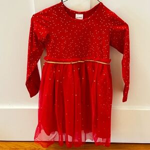 Hanna Andersson Red Starry Kids Dance Costume